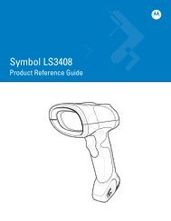 Symbol LS3408 Product Reference Guide - Miles Data Technologies