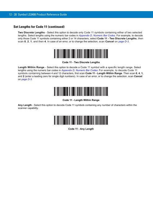 Symbol LS3408 Product Reference Guide - Miles Data Technologies