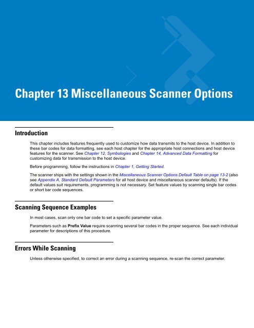 Symbol LS3408 Product Reference Guide - Miles Data Technologies