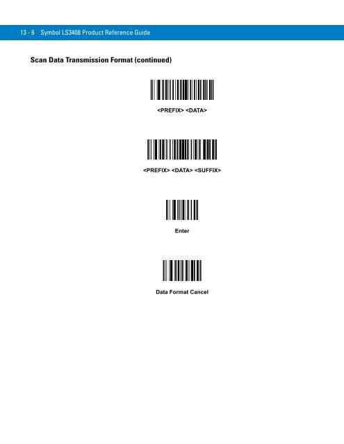 Symbol LS3408 Product Reference Guide - Miles Data Technologies