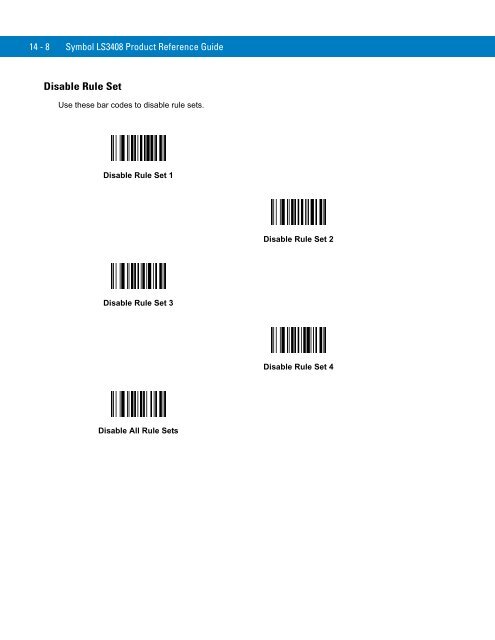 Symbol LS3408 Product Reference Guide - Miles Data Technologies