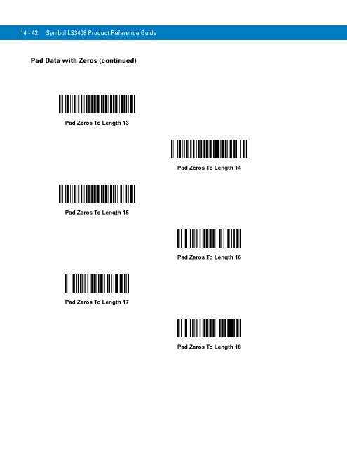 Symbol LS3408 Product Reference Guide - Miles Data Technologies