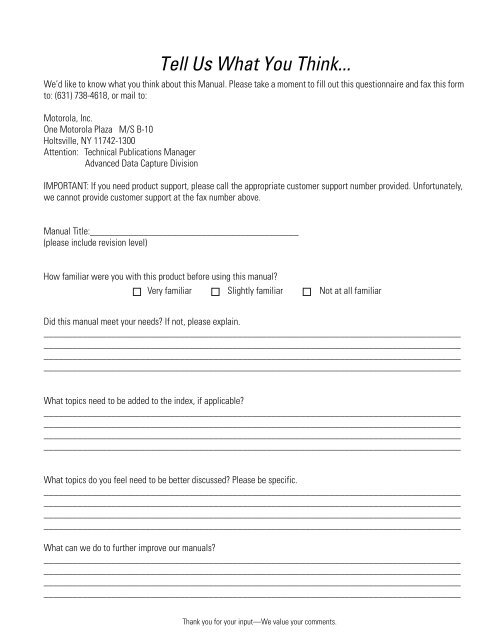 Symbol LS3408 Product Reference Guide - Miles Data Technologies