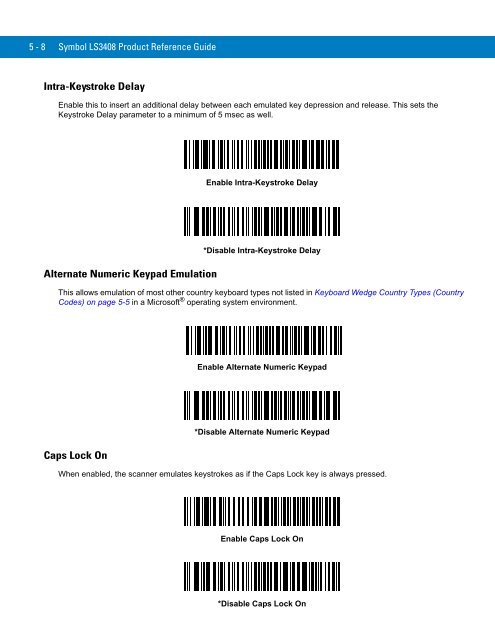 Symbol LS3408 Product Reference Guide - Miles Data Technologies