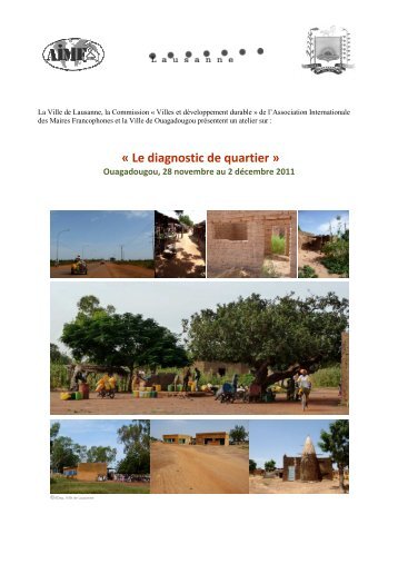 Descriptif de l'atelier - CIFAL Ouagadougou