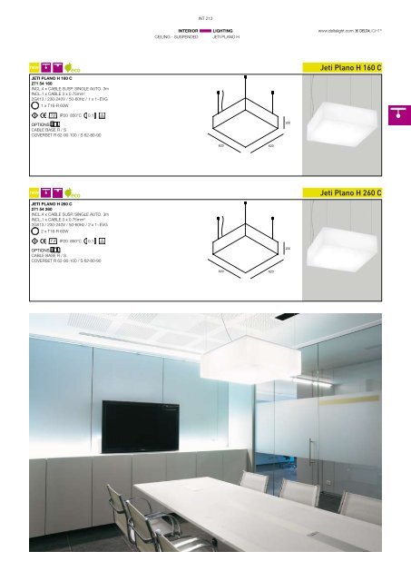 INT 182 INTERIOR CEILING SUSPENDED - A.M.O.S. Design, s.r.o.