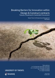 Breaking Barriers for Innovation within Design & Construct contracts