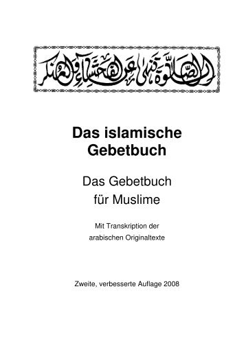 Das islamische Gebetbuch - Verlag der Islam