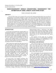 an in vitro study - Pakistan Oral and Dental Journal - PODJ