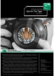 Eye On The Tiger - BNP PARIBAS - Investment Services India