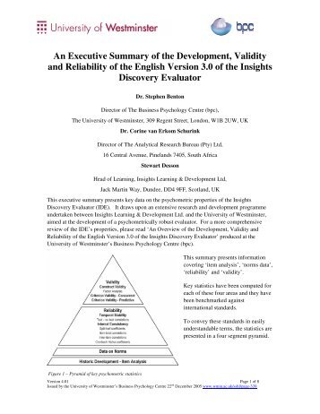 insights-discovery-evaluator-validity-and-reliability-executive-summary