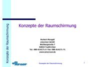 Konzepte der Raumschirmung