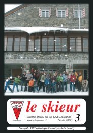 Skieur 3 - Ski-club Lausanne