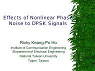 Effects of Nonlinear Phase noise to DPSK Signals