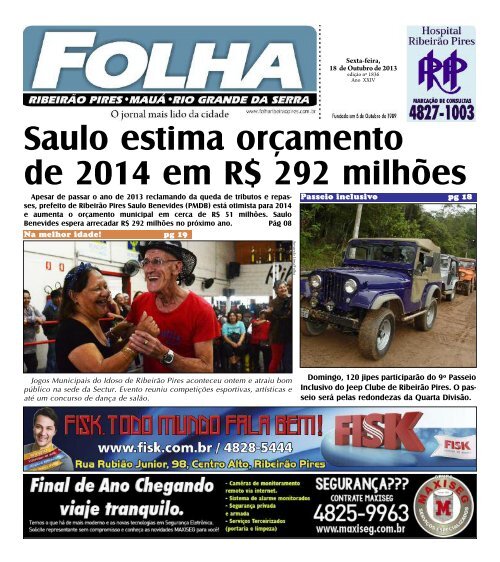 Download da Edição em PDF - Folha Ribeirão Pires