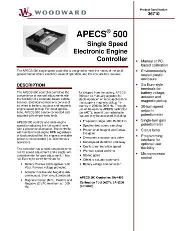 APECSÂ® 500