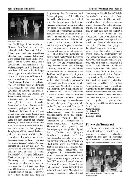 Schneidemühler Heimatbrief 5. Ausgabe - Heimatkreis Schneidemühl