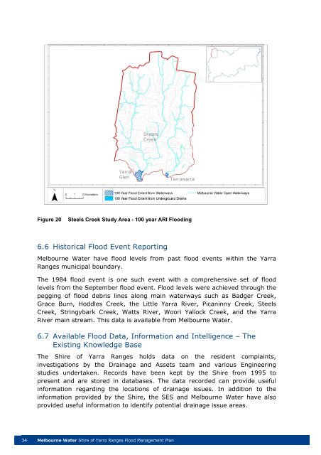Flood Management Plan - Shire of Yarra Ranges
