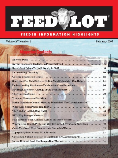 February - Feedlot Magazine