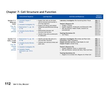 chapter 7 cell structure and function