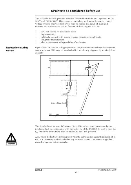 EDS3365 Manual in PDF format - Bender