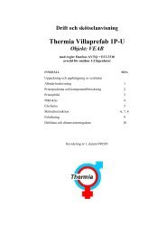 Thermia Villaprefab 1P-U drift