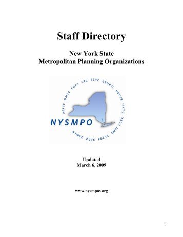 Staff Directory - New York State Association of Metropolitan ...