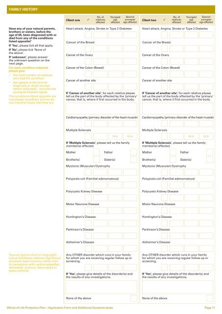 Whole of Life Application Form (W10243) - Legal & General