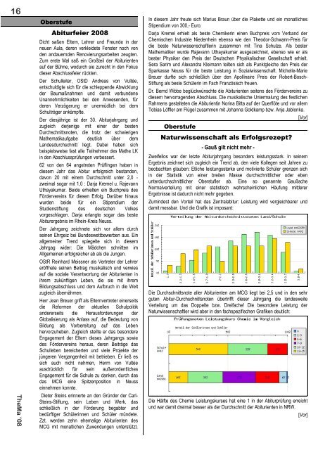 Schulzeitung MCG Juni 2007