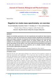 Negative ion mode mass spectrometry - Journal of Chemical ...