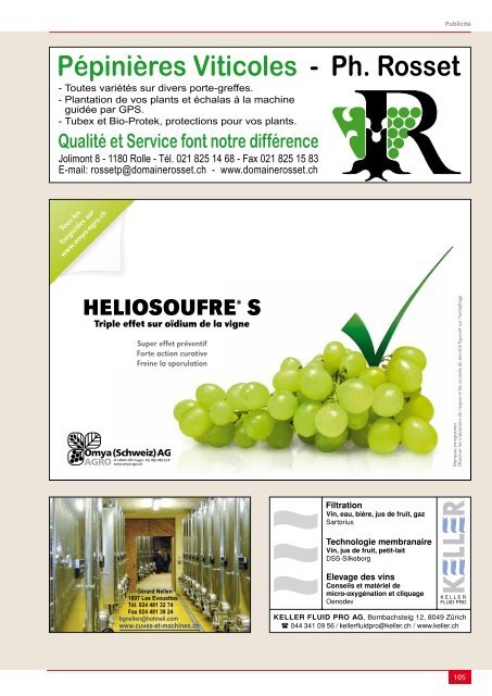 Télécharger le PDF - Revue suisse de viticulture arboriculture ...