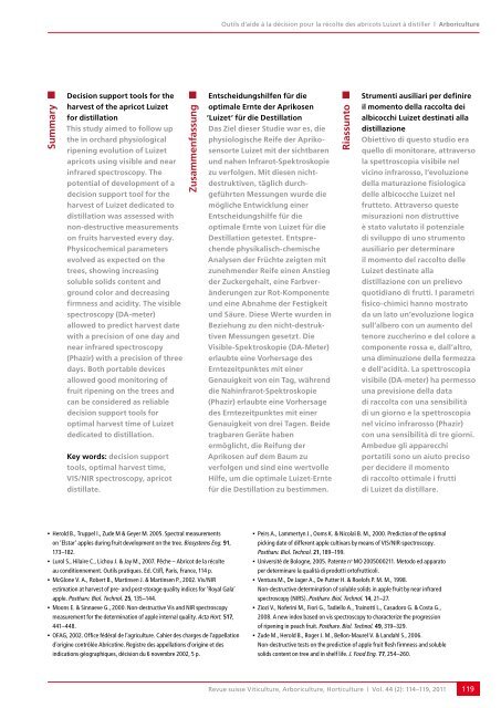 Télécharger le PDF - Revue suisse de viticulture arboriculture ...