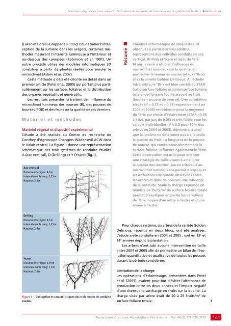 Télécharger le PDF - Revue suisse de viticulture arboriculture ...