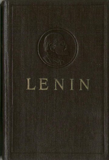 Collected Works of V. I. Lenin - Vol. 31 - From Marx to Mao