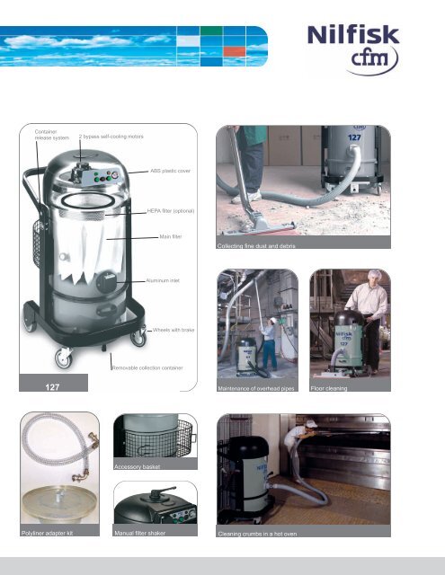 CFM 127 - Nilfisk Industrial Vacuums