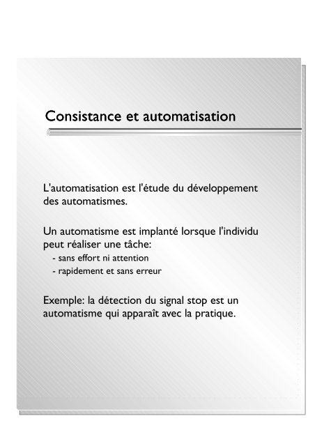 Consistance et automatisation - Université d'Ottawa