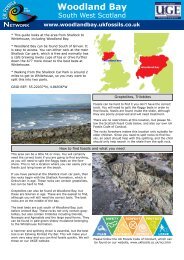 pdf - print friendly guide - Woodland Bay fossils and fossil collecting ...