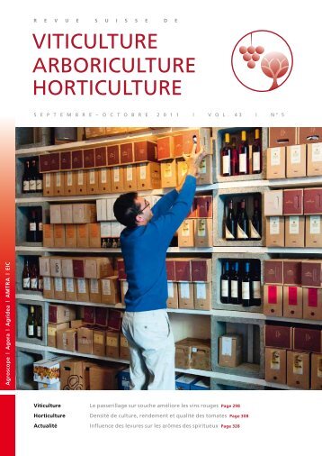 Télécharger le PDF - Revue suisse de viticulture arboriculture ...