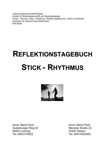 reflektionstagebuch stick - Ethnomusicscape