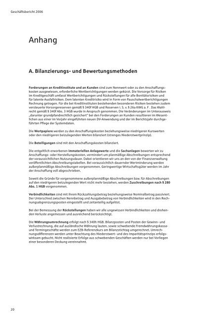 KSK Geschäftsbericht 2006.indd - Kreissparkasse Limburg