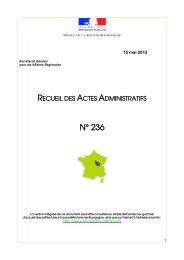 RAA 236 - Préfecture de la Côte-d'Or