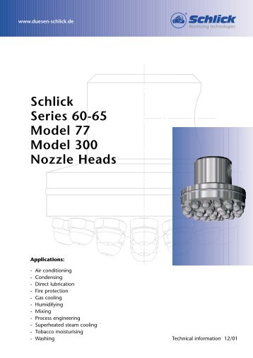 Schlick nozzle heads - DÃ¼sen-Schlick GmbH