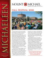 Fall Festival 2010 - Mount Michael Benedictine School