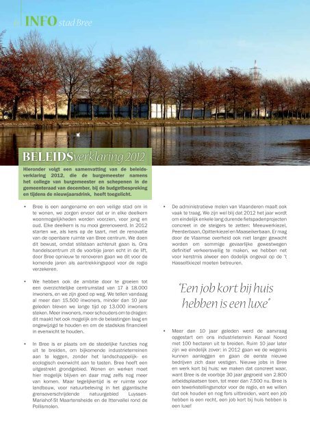 Stadsmagazine februari - Stad Bree