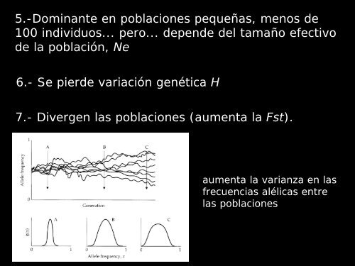 deriva génica - UNAM