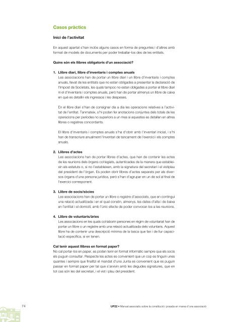 Manual associatiu sobre la constituciÃ³ i posada en marxa d'una ...