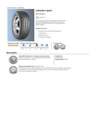 Tire Data Sheet (PDF) - Mr. Tire