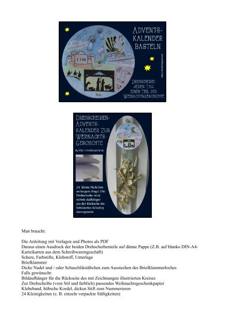 Anleitung mit Vorlagen und Photos als PDF - Christliche Perlen