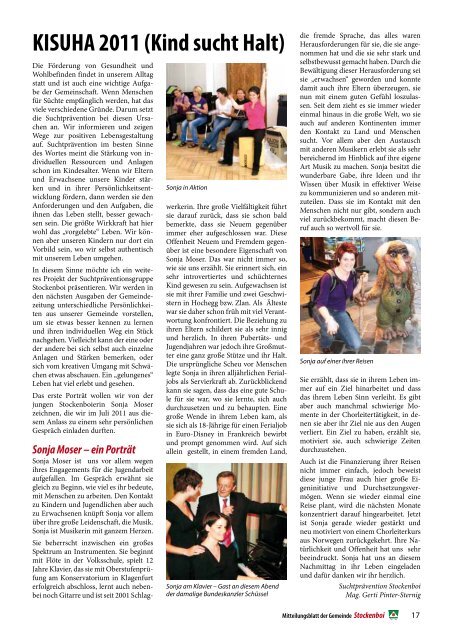 Ausgabe vom Oktober 2011 - in Stockenboi!