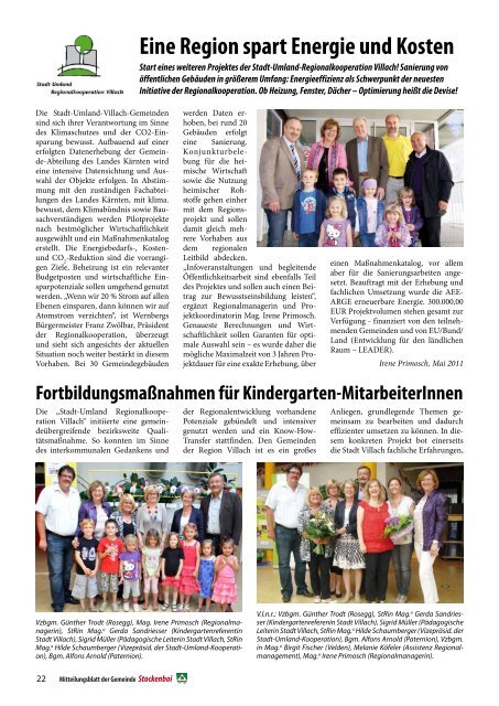 Ausgabe vom Oktober 2011 - in Stockenboi!